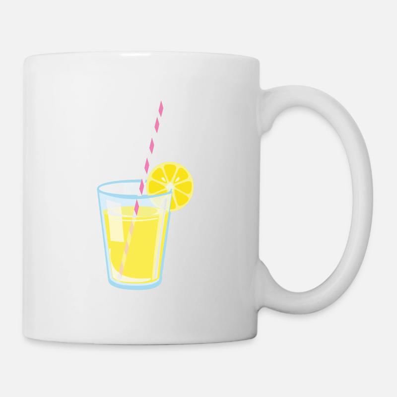 Limonade - Tasse - Weiß
