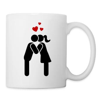 couple love - Tasse - Weiß - Rechts