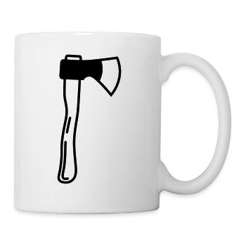 Axe icon - Mug - white - Right