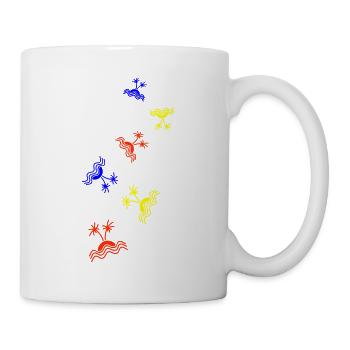palm island symbol - Mug - white - Right