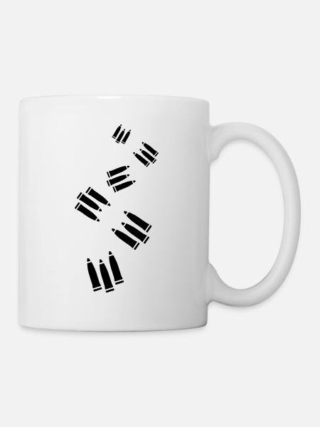 Patrone Icon symbol - Tasse - Weiß