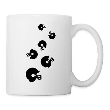 Icône Casque de football - Mug blanc - blanc - Droite