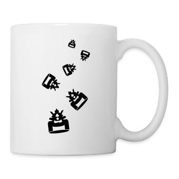 Samurai Helm - Tasse - Weiß - Rechts