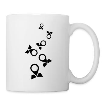 World map icon icon - Mug - white - Right