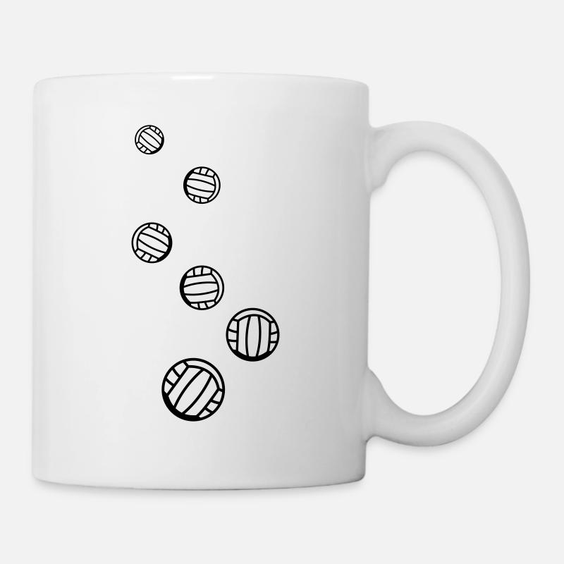 Volleyball symbol - Tasse - Weiß