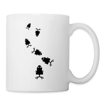 Gamer stuhl gaming - Tasse - Weiß - Rechts
