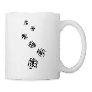Korale ozean - Tasse - Weiß - Rechts