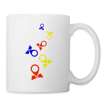 World map icon icon - Mug - white - Right