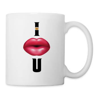 Ich küsse u 1 - Tasse - Weiß - Rechts