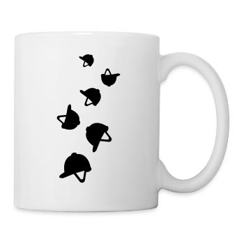 Icône de la cabane Reiter - Mug blanc - blanc - Droite