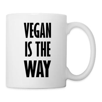 Vegan Is The Way - Vegan Dicton - Mug blanc - blanc - Droite