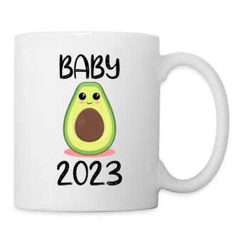 Bébé 2023 - Mignon bébé avocat - Mug blanc - blanc - Droite