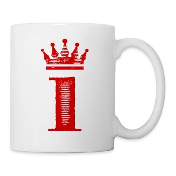 1 Number crown - Mug - white - Right