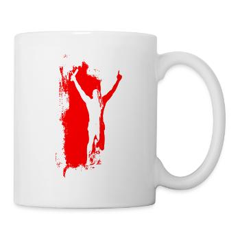Coureur de relais - Mug blanc - blanc - Droite