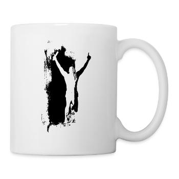 Coureur de relais - Mug blanc - blanc - Droite