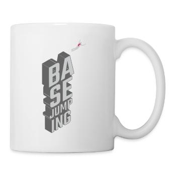 Basejumping - chute libre - Mug blanc - blanc - Droite