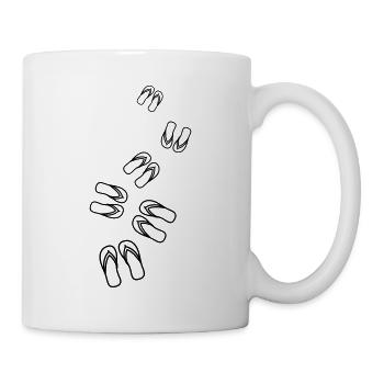 Flip-flops icon - Mug - white - Right