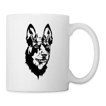 Australian Kelpie Crown Dogs Dog Wilsigns - Mug - white - Right