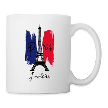 Paris I love it - Mug - white - Right