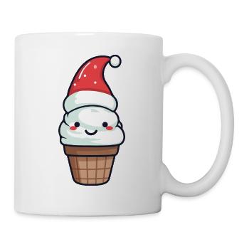 Eis Weihnachten Lecker - Tasse - Weiß - Rechts