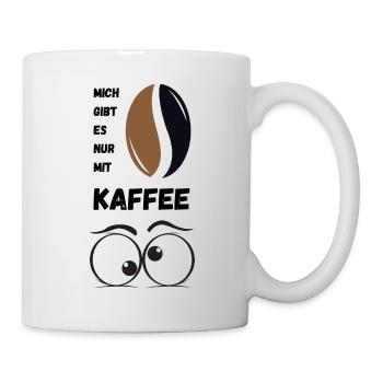 Je ne suis disponible qu’avec du café - Mug blanc - blanc - Droite