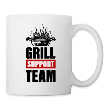 Grill Support Team Grillen - Tasse - Weiß - Rechts