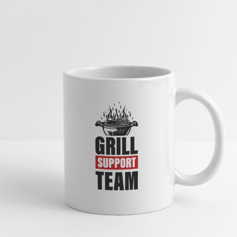 Grillades de l’équipe d’assistance Grill Mug blanc