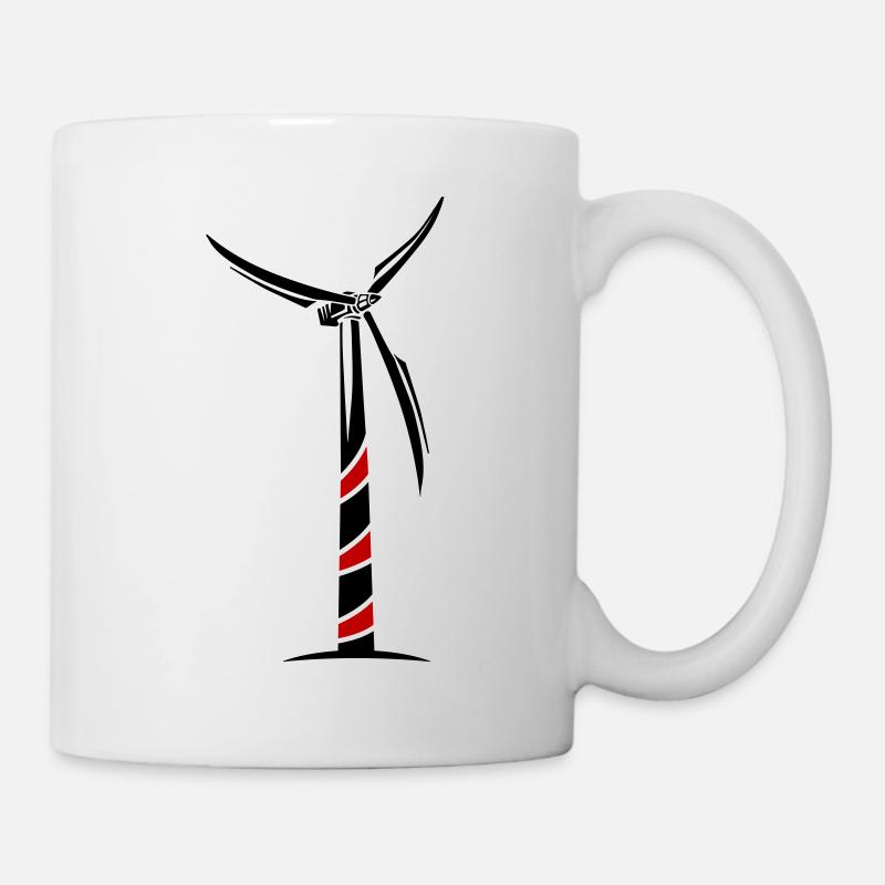 Wind Power Wind Turbine - Mug - white