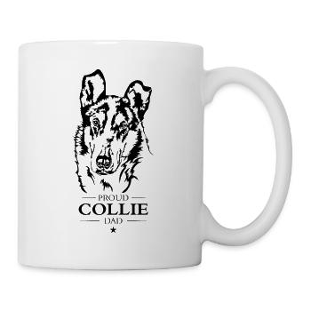 Collie Shorthair Papa Chiens Chien Wilsigns - Mug blanc - blanc - Droite