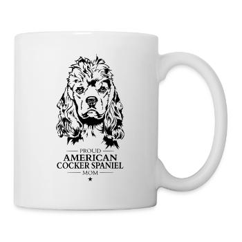 Cocker Américain Épagneul Maman Chien Chien Wilsigns - Mug blanc - blanc - Droite
