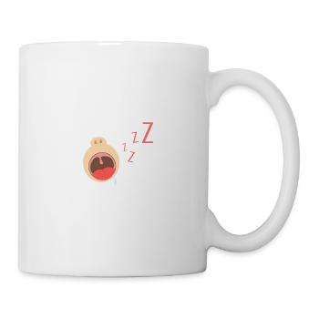 baby sleep´n cry - Baby schläft und schreit - Tasse - Weiß - Rechts