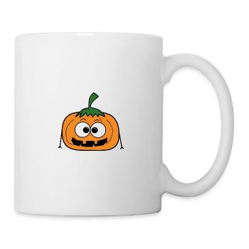 Kürbis Halloween - Tasse - Weiß - Rechts