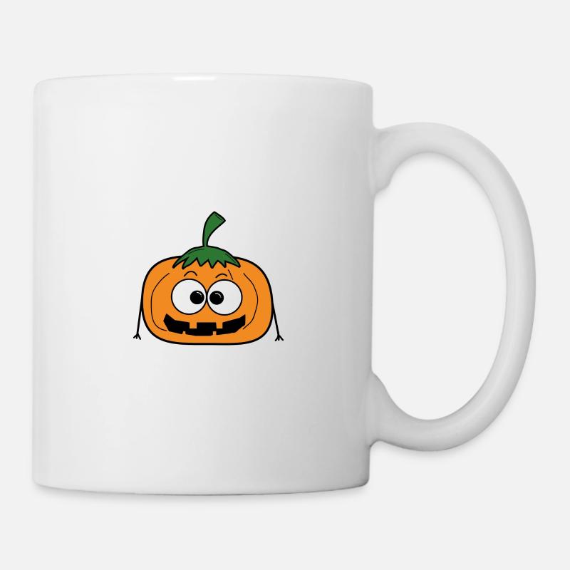 Citrouille Halloween - Mug blanc - blanc