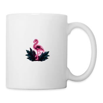 Neon Flamingo Tropical Glow - Mug - white - Right