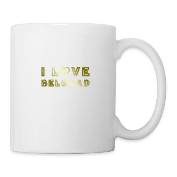 I Love Belgrad - Tasse - Weiß - Rechts