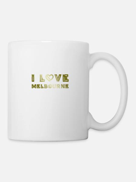 I Love Melbourne - Tasse - Weiß