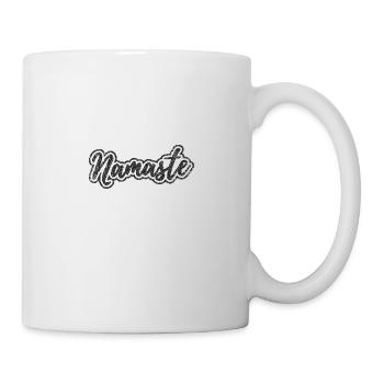 Namaste Noir (Vieilli) - Mug blanc - blanc - Droite