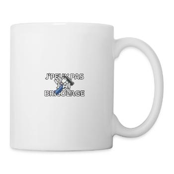 J’peux pas j’ai bricolage - Mug blanc - blanc - Droite