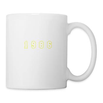 Numéro de l’année 1986 - Mug blanc - blanc - Droite