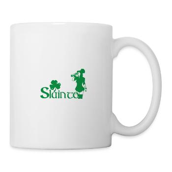 Slainte Happy St. Patrick's day - Mug - white - Right