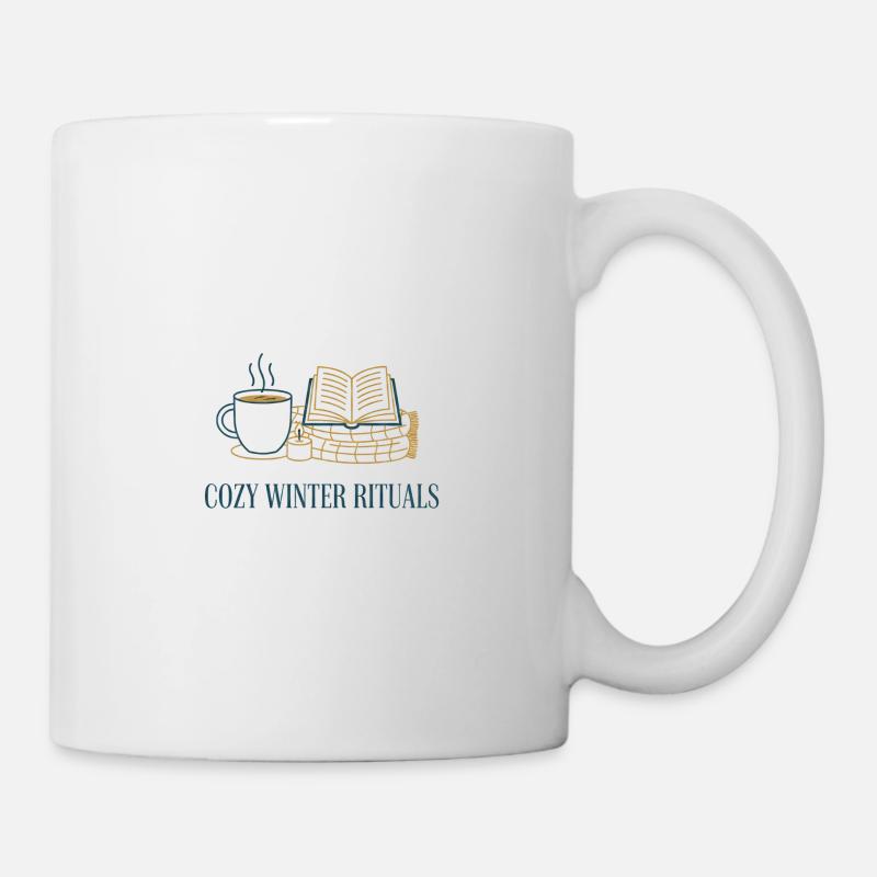 Cozy Winter Rituals - Tasse - Weiß
