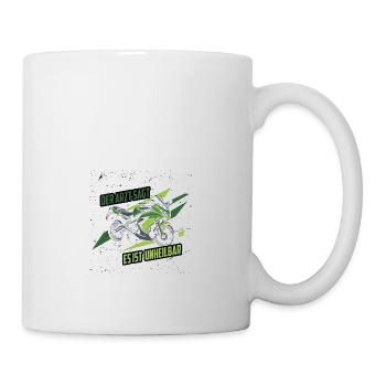 Ninja Motorrad - Tasse - Weiß - Rechts