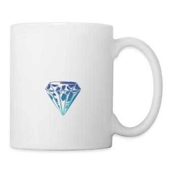 Diamant - Tasse - Weiß - Rechts