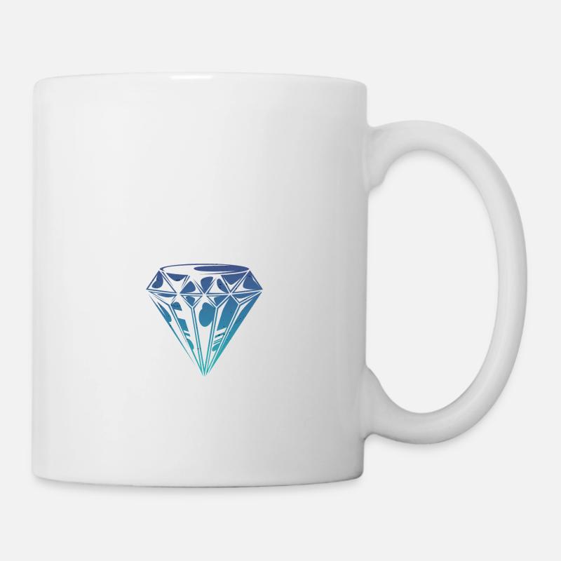 Diamant - Tasse - Weiß