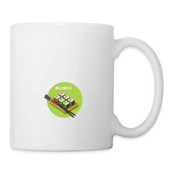 Sushi - Tasse - Weiß - Rechts