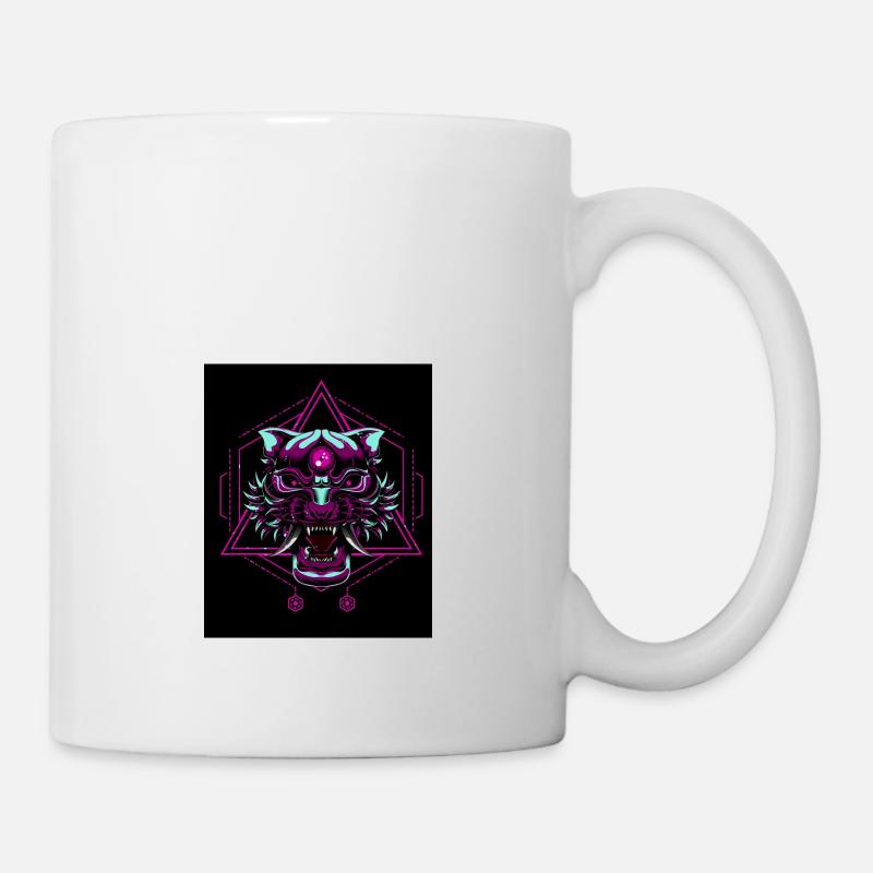 Tigre néon - Mug blanc - blanc