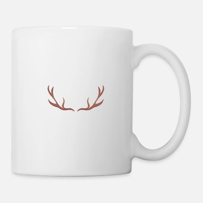 Noël bois de cerf - Mug blanc - blanc