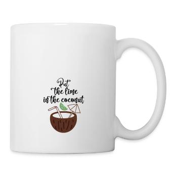 put the lime in the coconut - Mug blanc - blanc - Droite