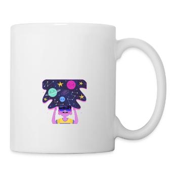 Galaxie Galaxie Raumschiff newistar cool schöne Gr - Tasse - Weiß - Rechts