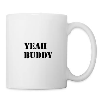 yeah buddy von ronnie coleman - Tasse - Weiß - Rechts